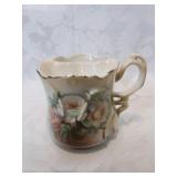 Floral brandenburg shaving mug