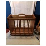 Nice wooden magazine rack