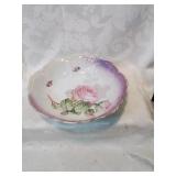 Bavaria china bowl with hand painted roses