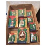 Flat of holiday decorations