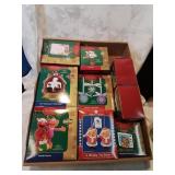 Flat of holiday decorations