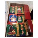 Flat of holiday decorations