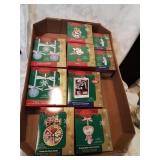 Flat of holiday decorations