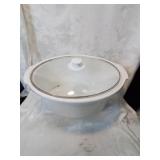 Large casserole dish with glass lid