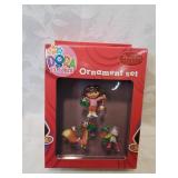 Carlton dora the explorer ornaments set