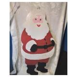 Wooden santa cut out decoration twenty eight