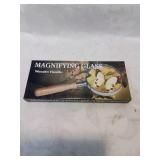 New woodhandle magnifying glass