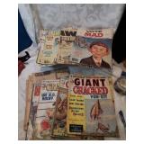 Vintage mad and cracked magazines