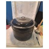 Blue granite wear canning pot