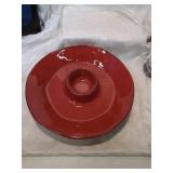 Creighton barrel chip and dip platter