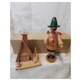 2 nice wooden incense burners