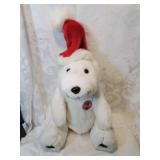 Coca cola plush holiday bear
