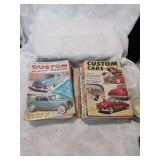 Large group of custom , cars and custom rodder