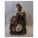 Family nativity scene