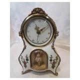 German blue danube clock six inches tall