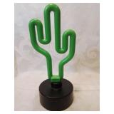 Battery operated cactus lite seven inches tall