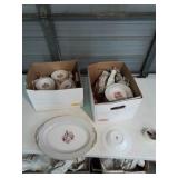 Large group 2 boxes of Noritake china
