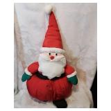 Plush decorative snowman eighteen inches