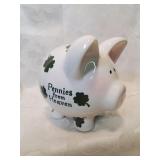 Pennies from heavens ceramic bank