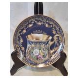 Cobalt majesty five inch collector plate