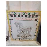 Ceramic rocking horse