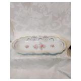 Bavaria germany hand painted oblong dish