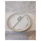 Noritake two section serving dish