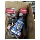Box.\nLot of miscellaneous hardware