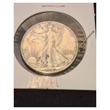 Nineteen forty one silver half dollar