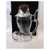 Glass bootstein eight inches