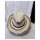 Cardinal straw hat