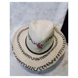 Cardinal straw hat
