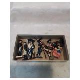 Flat of soldiers plast