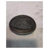 Plymouth locomotives belt buckle