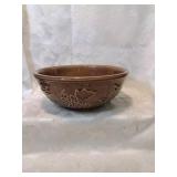 USA Brown pottery batter bowl