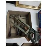 Flat with a variety of saws