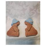 Ceramic wall bears or dogs