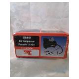 New portable twelve volt air compressor
