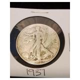 Nineteen thirty seven silver half dollar