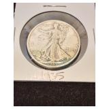 Nineteen thirty five silver half dollar