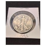Nineteen forty three silver half dollar