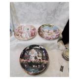 Group of ten precious moments collector plates