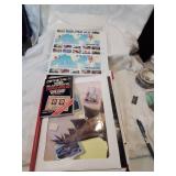 Flat with stamp collection