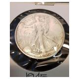 Nineteen forty five silver half dollar