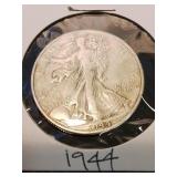 Nineteen forty four silver half dollar