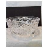 Nice footed crystal bowl