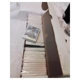 Box of baseball cards