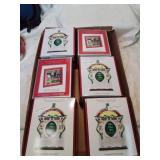 Flat of new christmas ornaments