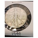 Nineteen forty four silver half dollar