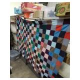 Full size crazy quilt